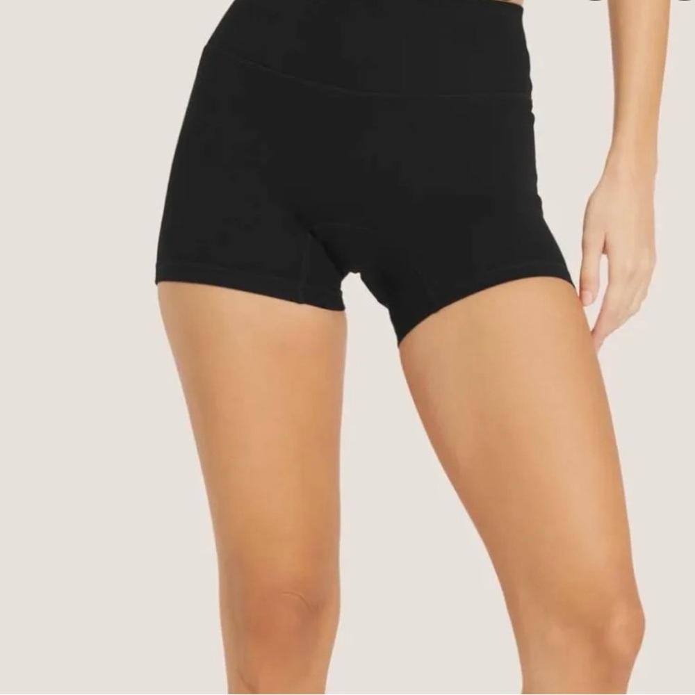 SET Active Black High-Waist Bike Shorts